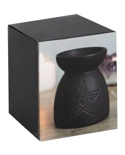 Schwarzer Pentagramm Duftöl Brenner 9 Schwarzer Pentagramm Duftöl Brenner -Halloween Tischdekoration Verkäufe schwarze pentagram duftoel lampe schwarzer pentagram duftoel brenner black pentagram fragrance oil lamp 50641 04