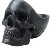 Schwarze Totenschädel Schale 27cm -Halloween Tischdekoration Verkäufe schwarze totenkopf schale schwarze totenschaedel schale black skull trinket dish 53491 01