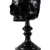 Schwarzer Totenschädel Als Ringehalter 21cm -Halloween Tischdekoration Verkäufe schwarzer totenkopf als ringehalter schwarzer totenschaedel als ringhalter black skull ring holder gothic wohnaccessoire 54858 01