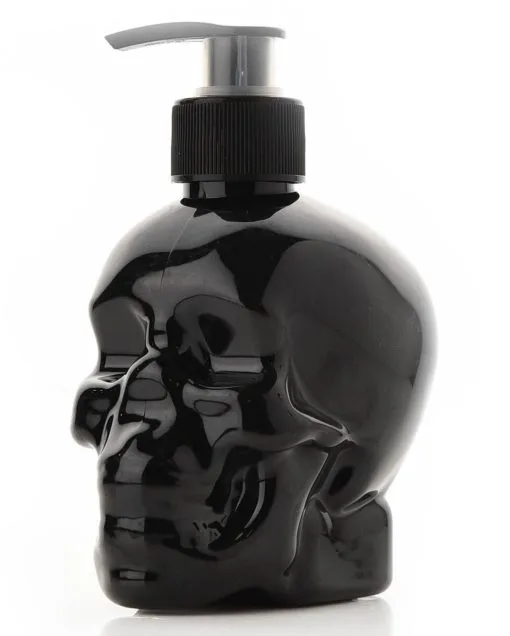 Totenschädel Seifenspender Mit Seife Schwarz 300ml -Halloween Tischdekoration Verkäufe schwarzer totenkopf seifenspender black skull hand soap dispenser totenschaedel gothic bad deko 53928
