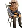 Sitzende Vogelscheuche Mit Schnappkopf -Halloween Tischdekoration Verkäufe sitzende vogelscheuche mit schnappkopf sitting scarecrow with snapping head halloween animatronic 38880 01