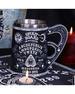 Ouija Board Bierkrug -Halloween Tischdekoration Verkäufe spirit board biekrug ouija board bierkrug spirit board tankard halloween tischdeko 51070 06