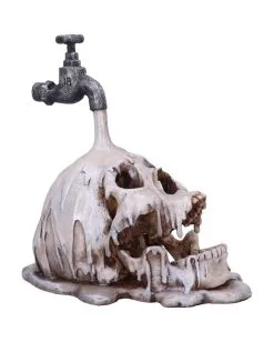 Tapped Drowning Totenkopf -Halloween Tischdekoration Verkäufe tapped drowning totenschaedel deko gothic halloween und horror deko tapped drowning skull decor 51004 4