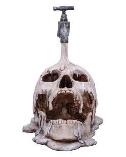 Tapped Drowning Totenkopf -Halloween Tischdekoration Verkäufe tapped drowning totenschaedel deko gothic halloween und horror deko tapped drowning skull decor 51004 5