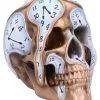 Die Zeit Vergeht Uhren Schädel 17,5cm 1 Die Zeit Vergeht Uhren Schädel 17,5cm -Halloween Tischdekoration Verkäufe time goes by uhren schaedel 175cm time goes by clock skull die zeit vergeht totenkopf gothic deko 53997