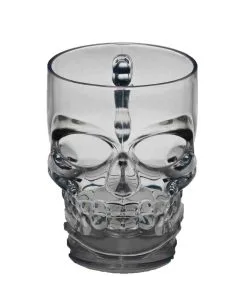 Klarer Totenschädel Krug