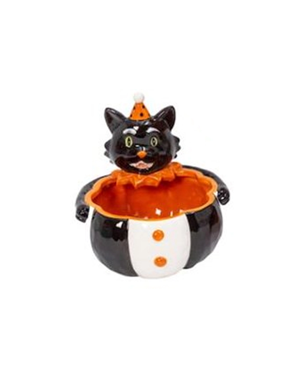 Vintage Süßigkeiten Schale Halloween Katze 3 Vintage Süßigkeiten Schale Halloween Katze