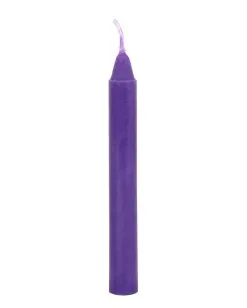 Violette "Wohlstand" Hexenkerzen 12 St. -Halloween Tischdekoration Verkäufe violette wohlstand zauberkerzen purple prosperity spell candles gothic deko 50675 02