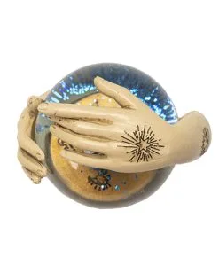 Hellseher Schneekugel Mit Auge 13cm -Halloween Tischdekoration Verkäufe wahrsage kugel mit auge fortune teller globe with eye spirituelle deko okkulte deko 54739 03