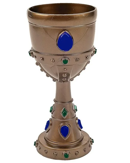 Mittelalter Königskelch -Halloween Tischdekoration Verkäufe weinkelch prinz kunststoff weinkelch 22532