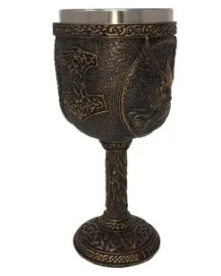 Thor Wikinger Kelch -Halloween Tischdekoration Verkäufe wikinger kelch thor mittelalter kelch larp tischdekoration 29411 03