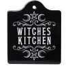 Witches Kitchen Schneidbrett & Servierplatte 1 Witches Kitchen Schneidbrett & Servierplatte -Halloween Tischdekoration Verkäufe witches kitchen schneidbrett und servierplatte und untersetzer withces kitchen trivet alchemy england 51462