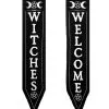 Witches Welcome Banner 2-tlg. Set 2 Witches Welcome Banner 2-tlg. Set -Halloween Tischdekoration Verkäufe witches welcome banner set hexen dekoration halloween dekoration wicca decoration 52611 01