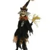 Strampelnde Hexe Hängefigur -Halloween Tischdekoration Verkäufe zappelnde hexe haengefigur kicking witch hanging prop halloween deko 54107 01