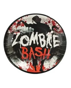 8 Große Zombie Bash Pappteller