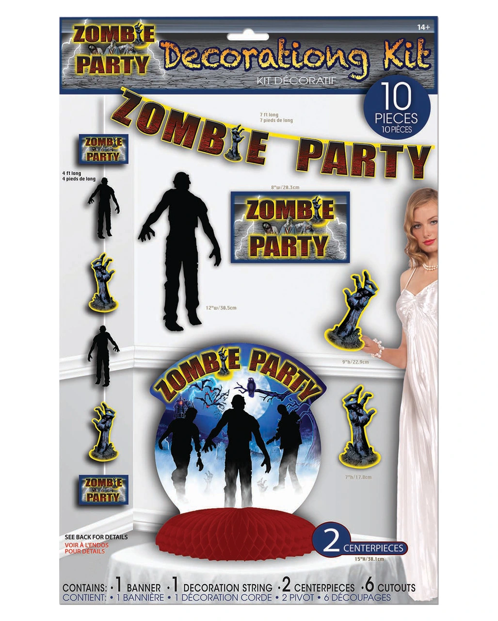 Zombie Party Dekoration Set 10 Tlg 3 Zombie Party Dekoration Set 10 Tlg